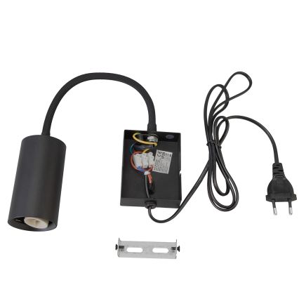 BRILAGI - Гнучка настінна лампа SELE з вимикачем 1xGU10/30W/230V чорна