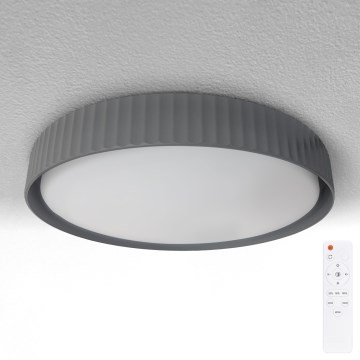 Brilagi - Регульований стельовий світильник LUCIA LED/48W/230V 3000-6500K, діаметр 41 см, сірий + пульт дистанційного керування