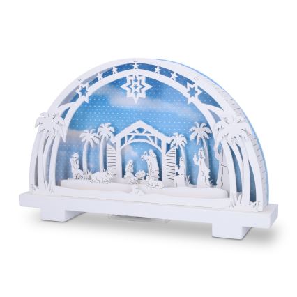 Brilagi - Різдвяна LED декорація LED/2xAA вертеп