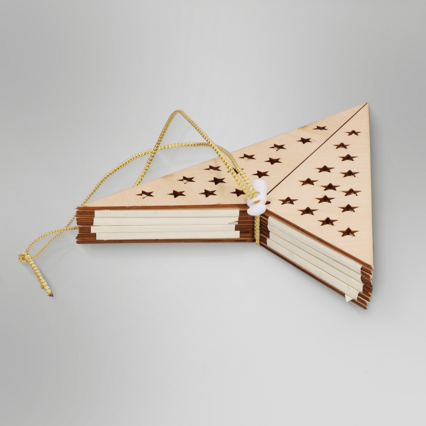 Brilagi - Рождественская LED-декорация LED/3xAA 62x40 cm звезда