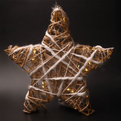 Brilagi - рождественская LED-декорация «Звезда», питание 2xAA, 30x28 см