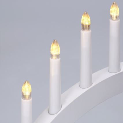 BRILAGI - рождественский светодиодный подсвечник 7xLED/2xAA белый