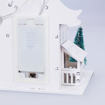 Brilagi - рождественское LED-украшение LED/2xAA миниатюрная церковь