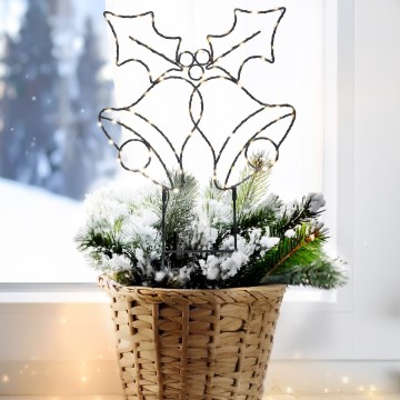 Brilagi - Рождественское LED-украшение LED/3xAA IP44 — колокольчики
