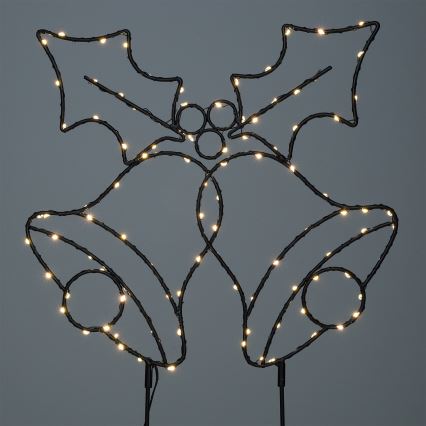 Brilagi - Рождественское LED-украшение LED/3xAA IP44 — колокольчики