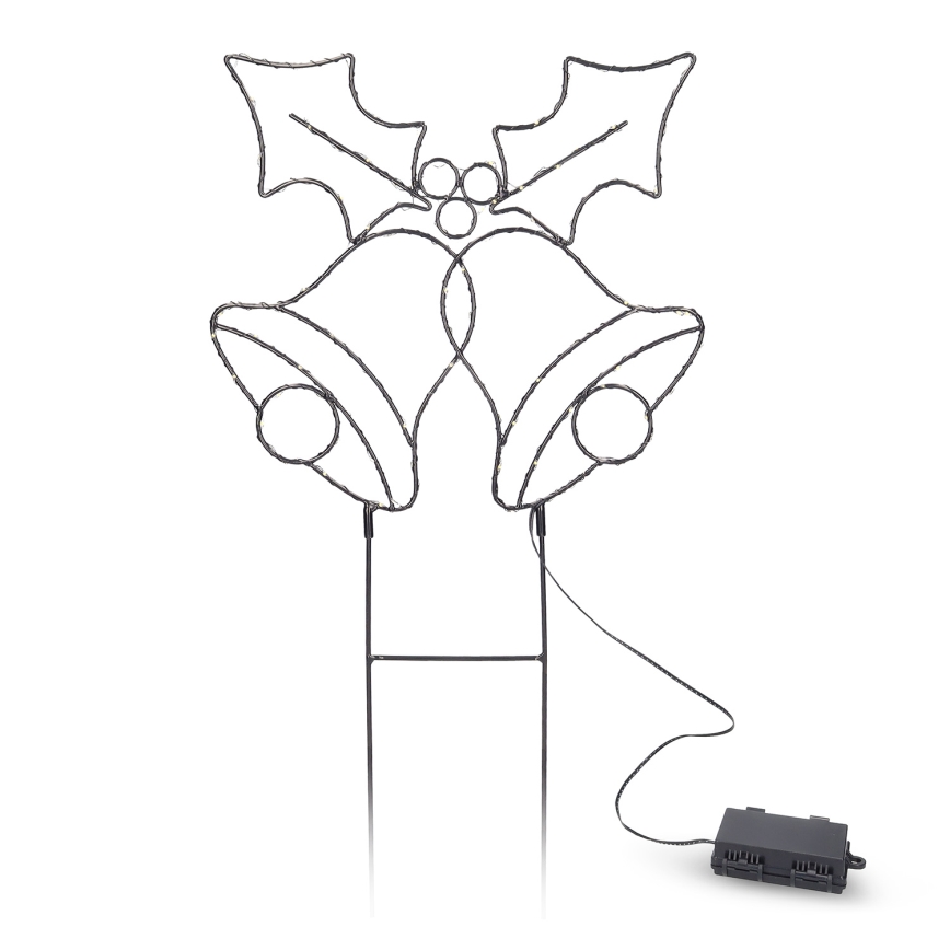 Brilagi - Рождественское LED-украшение LED/3xAA IP44 — колокольчики