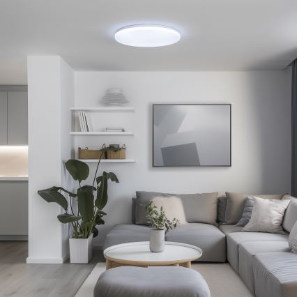 Brilagi - LED затемнюваний стельовий світильник SMART LED/36W/230V діам. 48 cm 2700-6500K Wi-Fi Tuya + пульт дистанційного керування