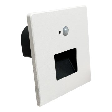 Brilagi - сходовий LED‑світильник із датчиком руху й сутінків JACK LED/3W/230V 3000/4000/6500K IP65 білий