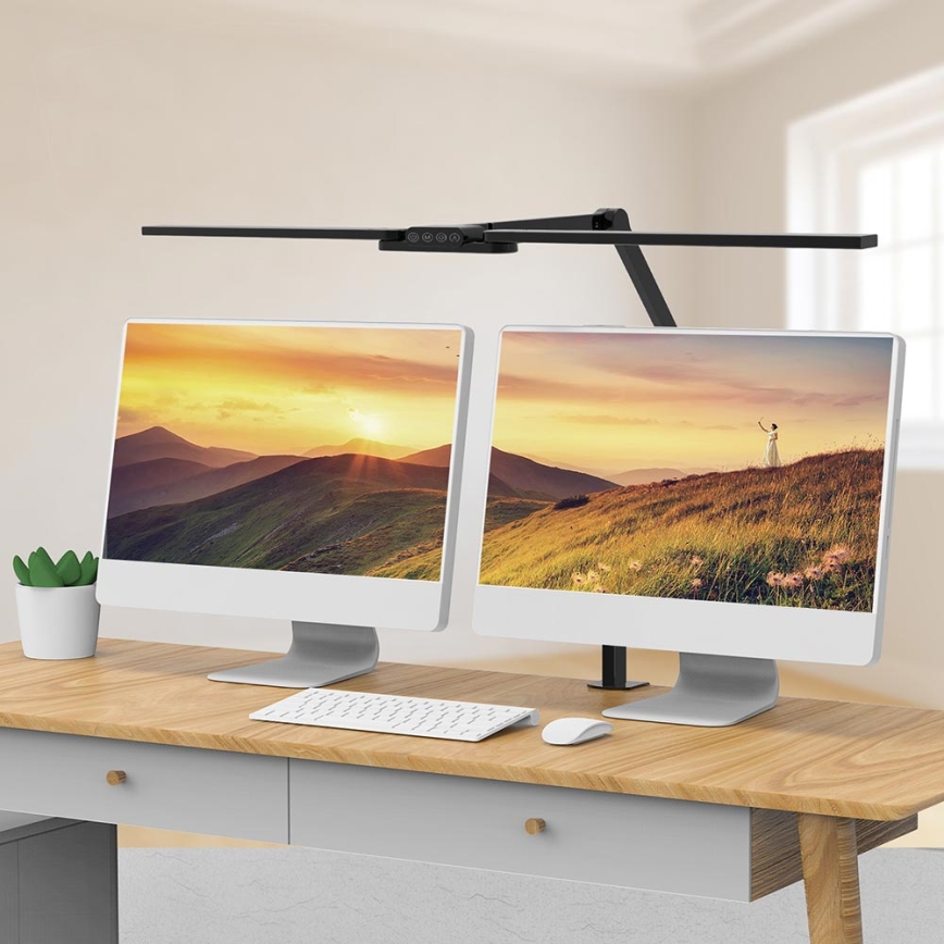 Brilagi - Сенсорна гнучка настільна LED лампа з регулюванням яскравості VARIO LED/24W/230V 3000-6500K CRI 92 чорний