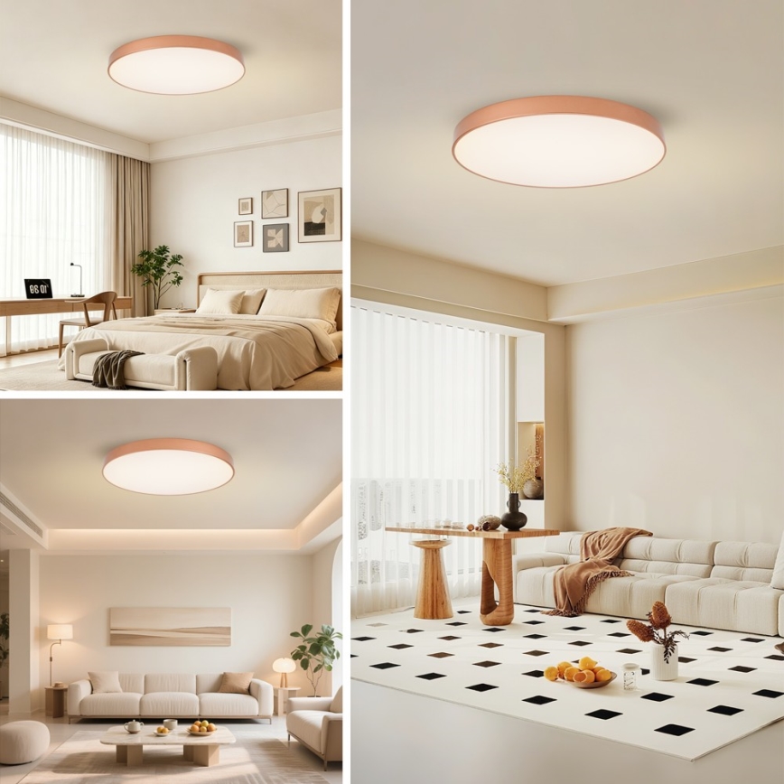 BRILAGI - LED стельовий світильник POOL LED/100W/230V 3000/4000/6000K діаметр 80 см мідний
