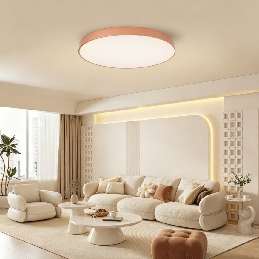 BRILAGI - LED стельовий світильник POOL LED/100W/230V 3000/4000/6000K діаметр 80 см мідний