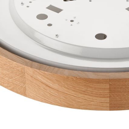 Brilagi - Стельовий LED світильник CARVALHO 2xE27/60W/230V дуб діаметр 37,5 см