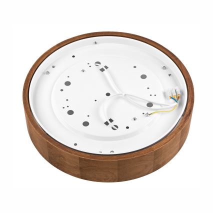 Brilagi - Стельовий LED світильник CARVALHO 2xE27/60W/230V дуб вишня діаметр 37 см