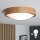 Brilagi - Стельовий LED світильник CARVALHO SLIM 1xE27/60W/230V дуб діаметр 27 см