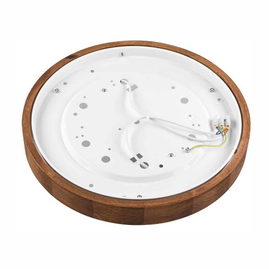 Brilagi - Стельовий LED світильник CARVALHO SLIM 2xE27/60W/230V дуб вишня діаметр 37 см