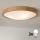 Brilagi - Стельовий LED світильник CARVALHO SLIM 3xE27/60W/230V дуб діаметр 47 см