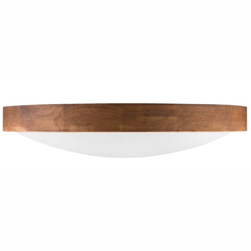 Brilagi - Стельовий LED світильник CARVALHO SLIM 3xE27/60W/230V дуб вишня діаметр 47 см
