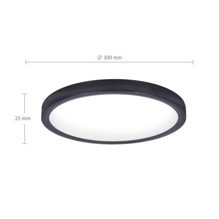 Brilagi - Стельовий LED світильник ESTELA LED/18W/230V чорний