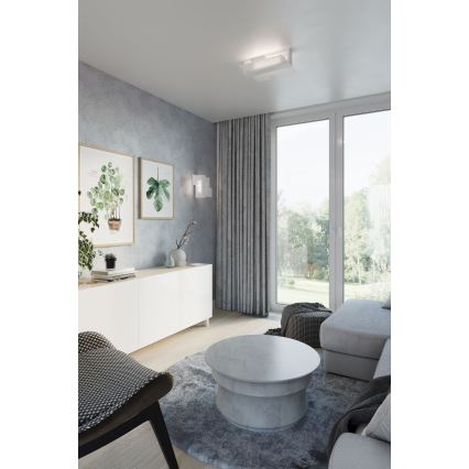 Brilagi -  Стельовий LED світильник HERA 2xE27/7,5W/230V білий