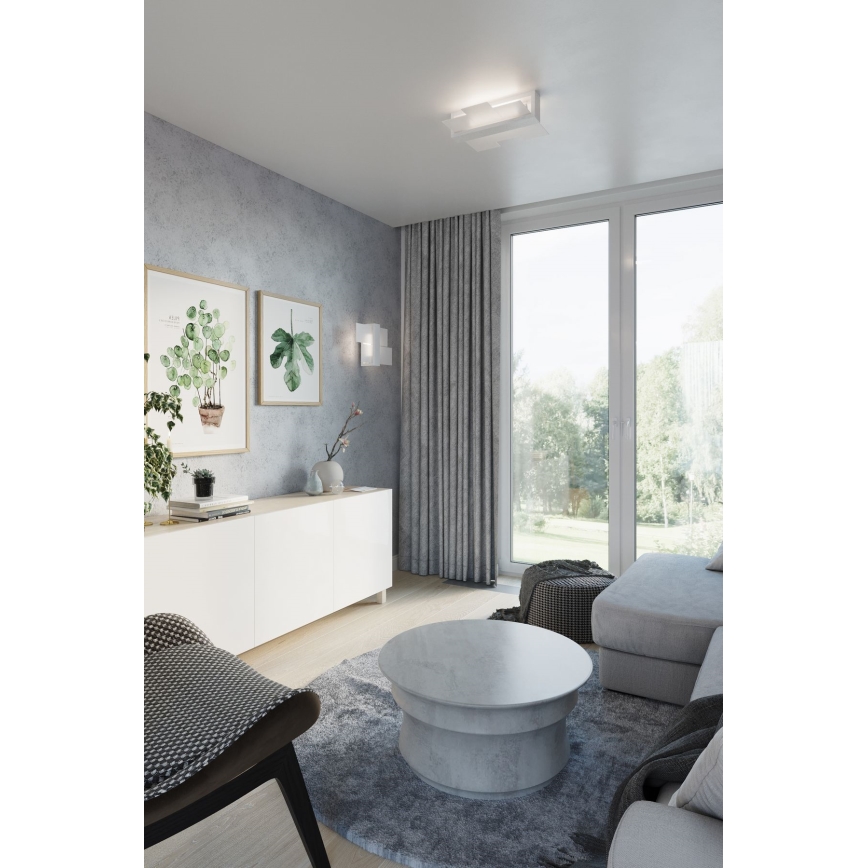 Brilagi -  Стельовий LED світильник HERA 2xE27/7,5W/230V білий