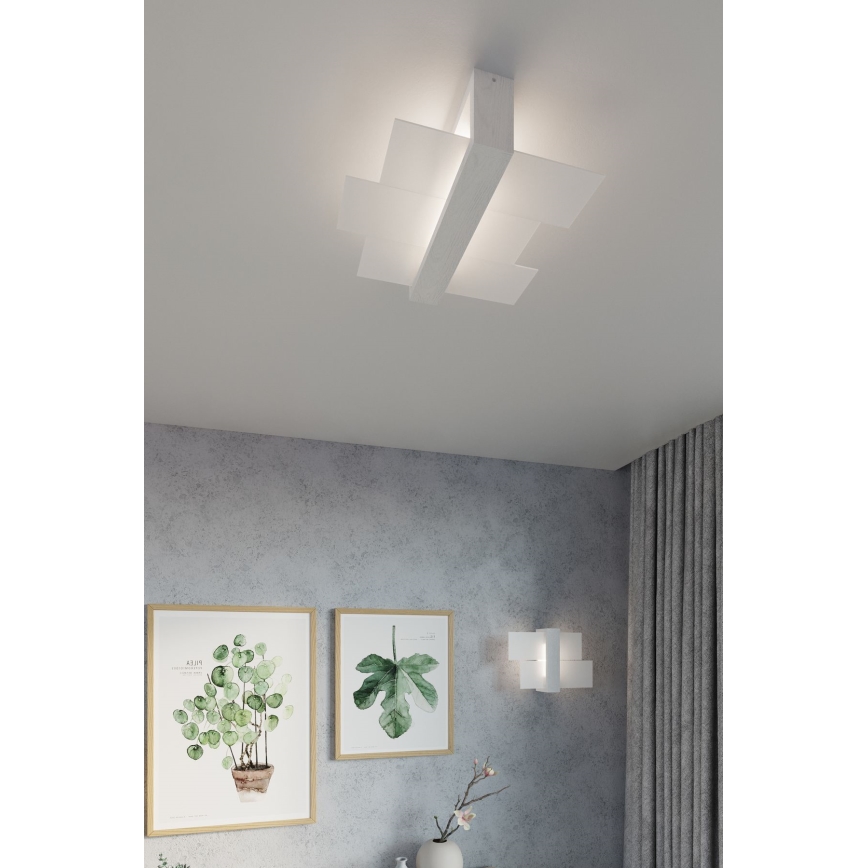 Brilagi -  Стельовий LED світильник HERA 2xE27/7,5W/230V білий