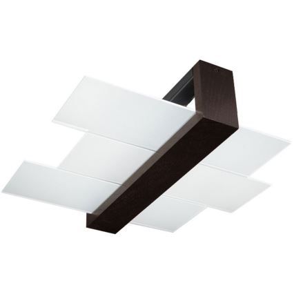 Brilagi -  Стельовий LED світильник HERA 2xE27/7,5W/230V венге