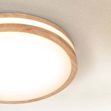 Brilagi - Стельовий LED світильник MOLINA LED/24W/230V дуб діаметр 29 см