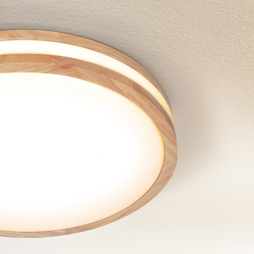 Brilagi - Стельовий LED світильник MOLINA LED/24W/230V дуб діаметр 29 см