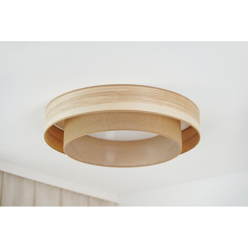 Brilagi - Стельовий LED світильник MONTANA BOHO LED/26W/230V діаметр 60 см коричневий