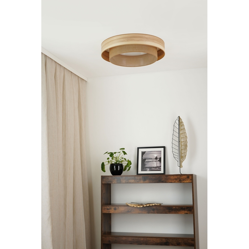 Brilagi - Стельовий LED світильник MONTANA BOHO LED/26W/230V діаметр 60 см коричневий