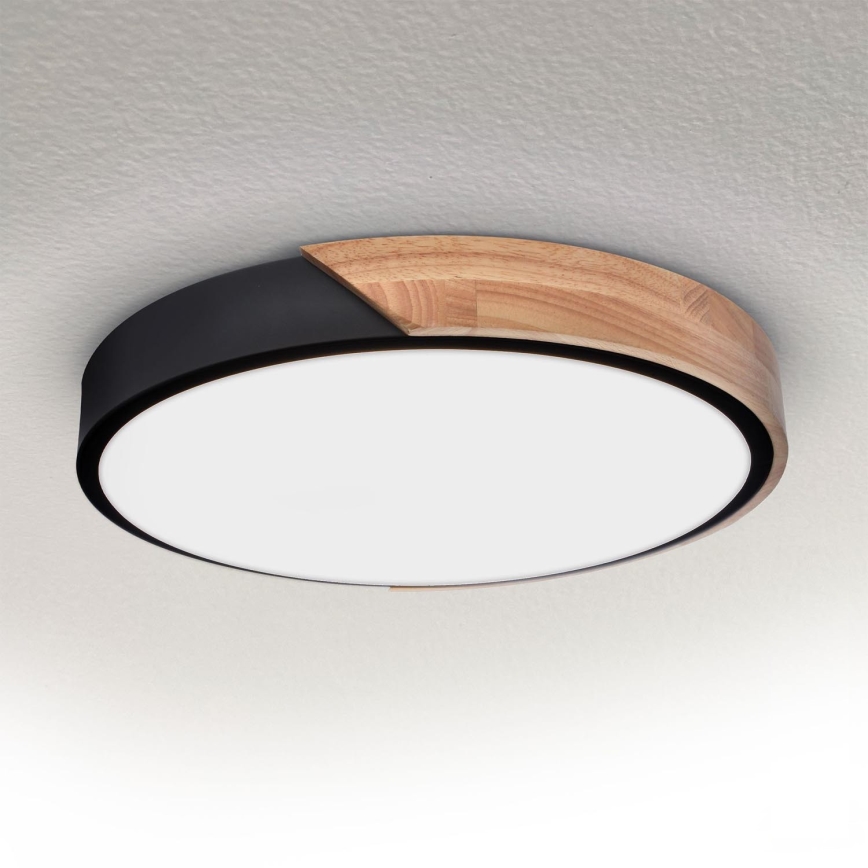 Brilagi - Стельовий LED світильник PILANA LED/24W/230V дуб діаметр 30 см