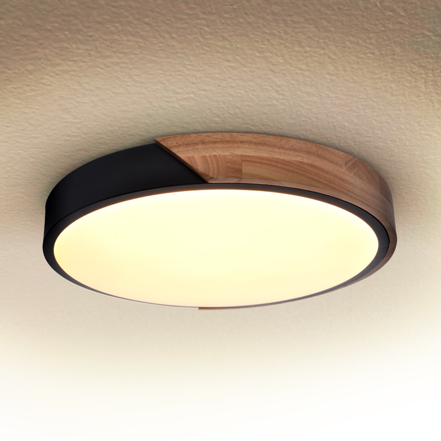 Brilagi - Стельовий LED світильник PILANA LED/24W/230V дуб діаметр 30 см
