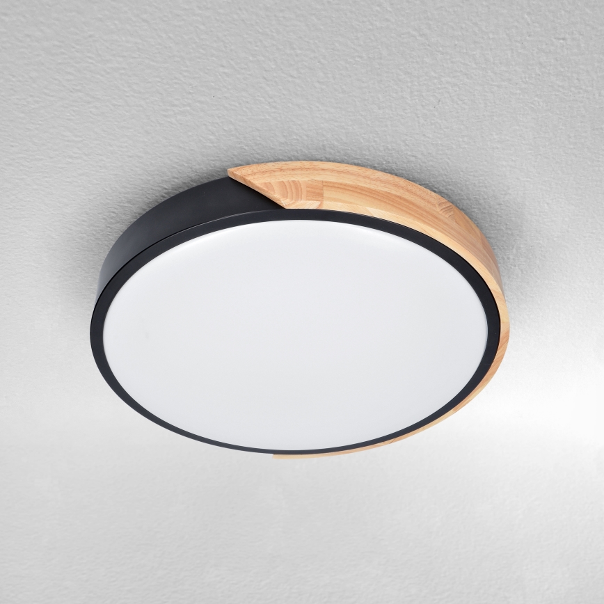 Brilagi - Стельовий LED світильник PILANA LED/24W/230V дуб діаметр 30 см