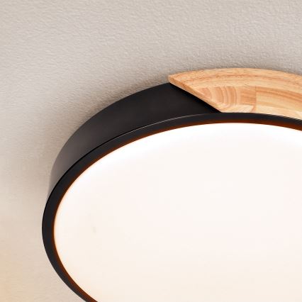 Brilagi - Стельовий LED світильник PILANA LED/24W/230V дуб діаметр 30 см