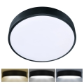 Brilagi - Стельовий LED світильник POOL LED/36W/230V 3000/4500/6000K діаметр 30 см чорний