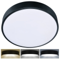 Brilagi - Стельовий LED світильник POOL LED/48W/230V 3000/4500/6000K діаметр 40 см чорний