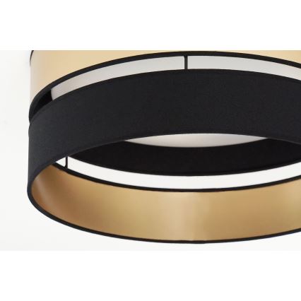 Brilagi - Стельовий LED світильник ROYAL LED/24W/230V діаметр 45 см чорний/золотий