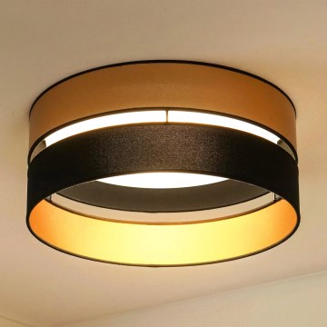 Brilagi - Стельовий LED світильник ROYAL LED/24W/230V діаметр 45 см чорний/золотий