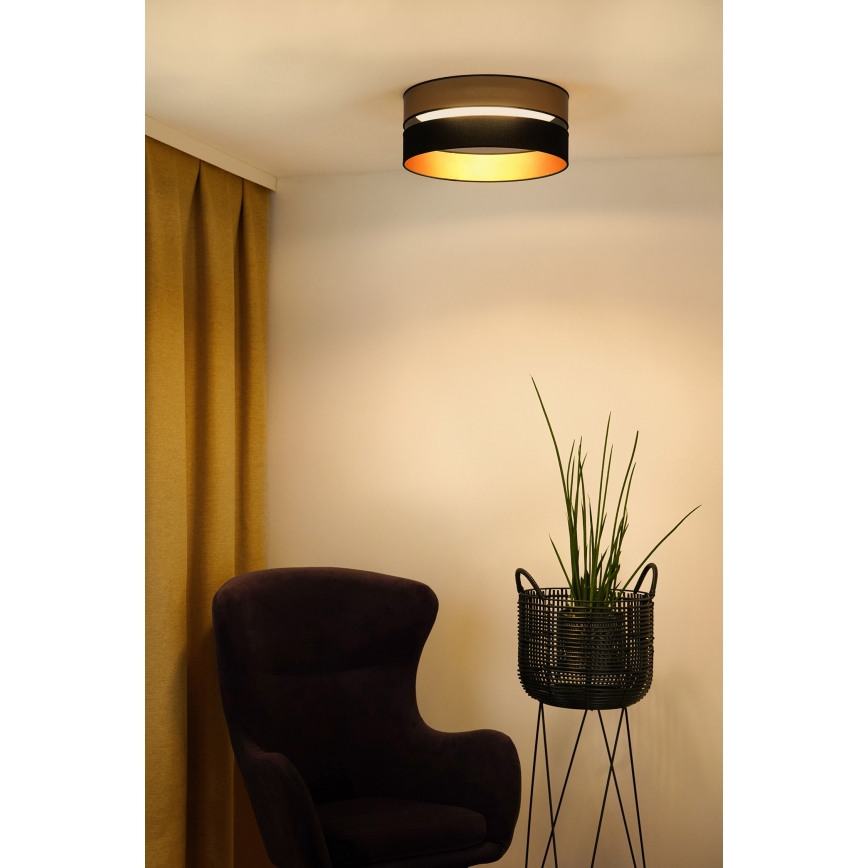 Brilagi - Стельовий LED світильник ROYAL LED/24W/230V діаметр 45 см чорний/золотий