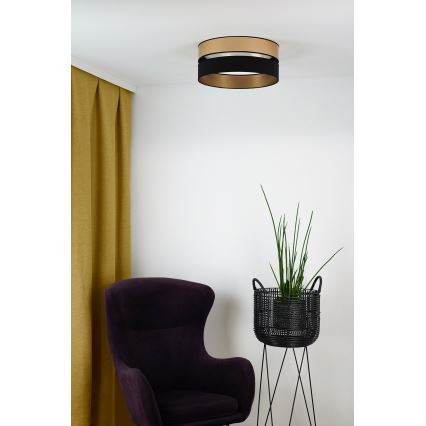 Brilagi - Стельовий LED світильник ROYAL LED/24W/230V діаметр 45 см чорний/золотий