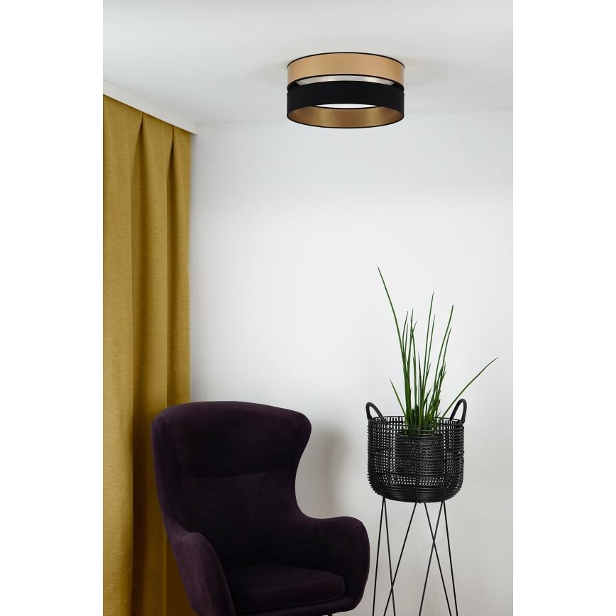 Brilagi - Стельовий LED світильник ROYAL LED/24W/230V діаметр 45 см чорний/золотий