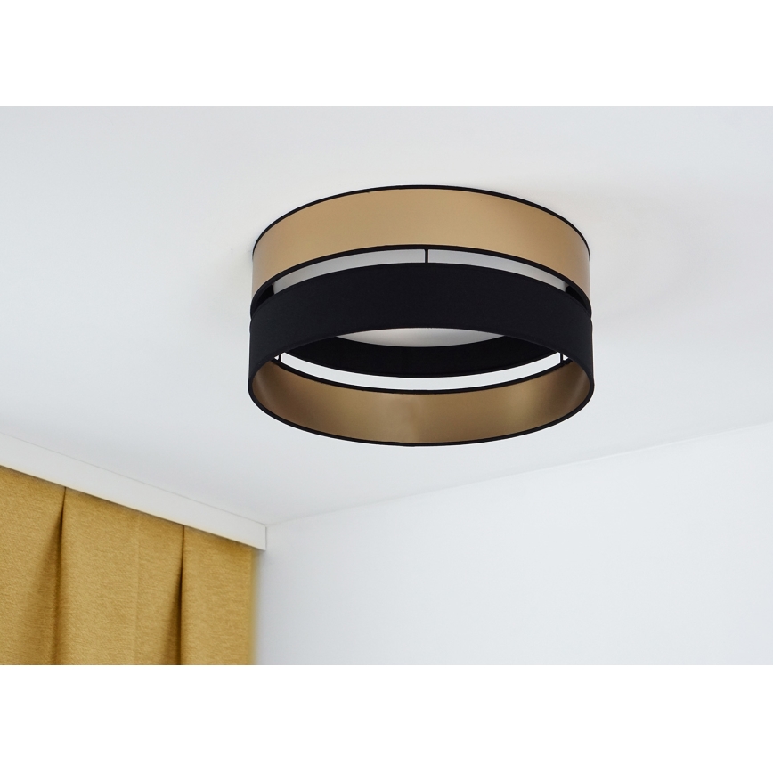 Brilagi - Стельовий LED світильник ROYAL LED/24W/230V діаметр 45 см чорний/золотий