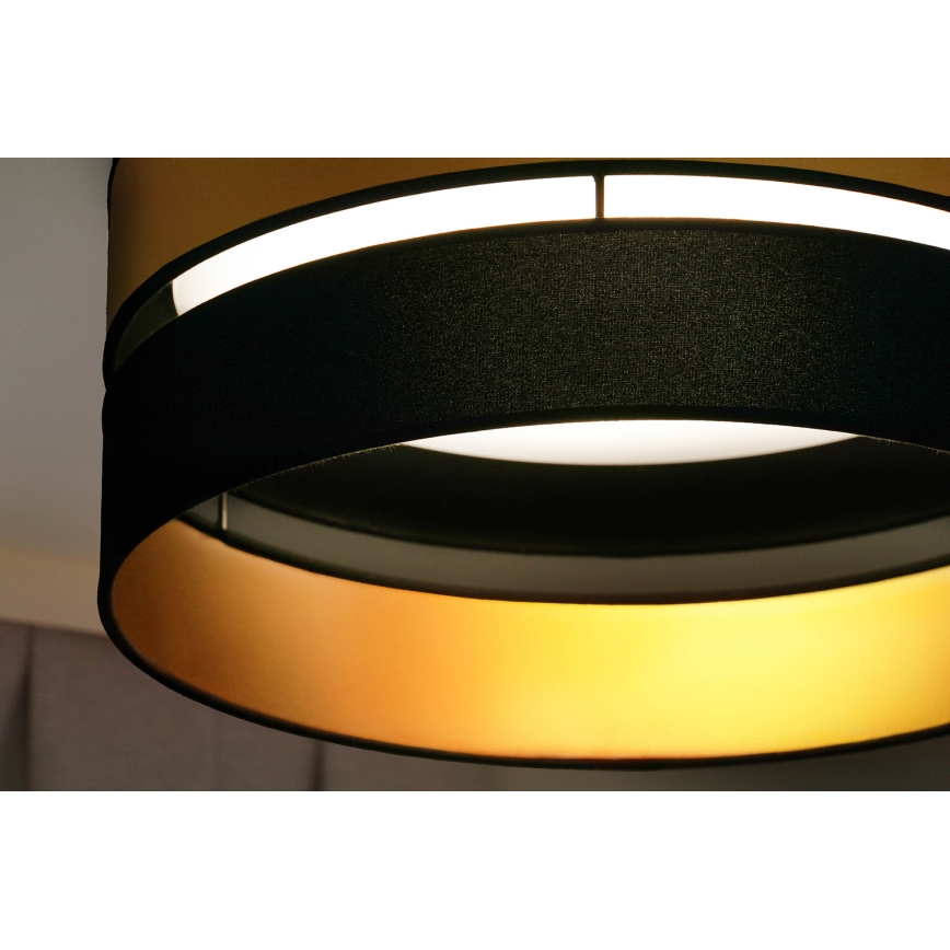 Brilagi - Стельовий LED світильник ROYAL LED/24W/230V діаметр 45 см чорний/золотий