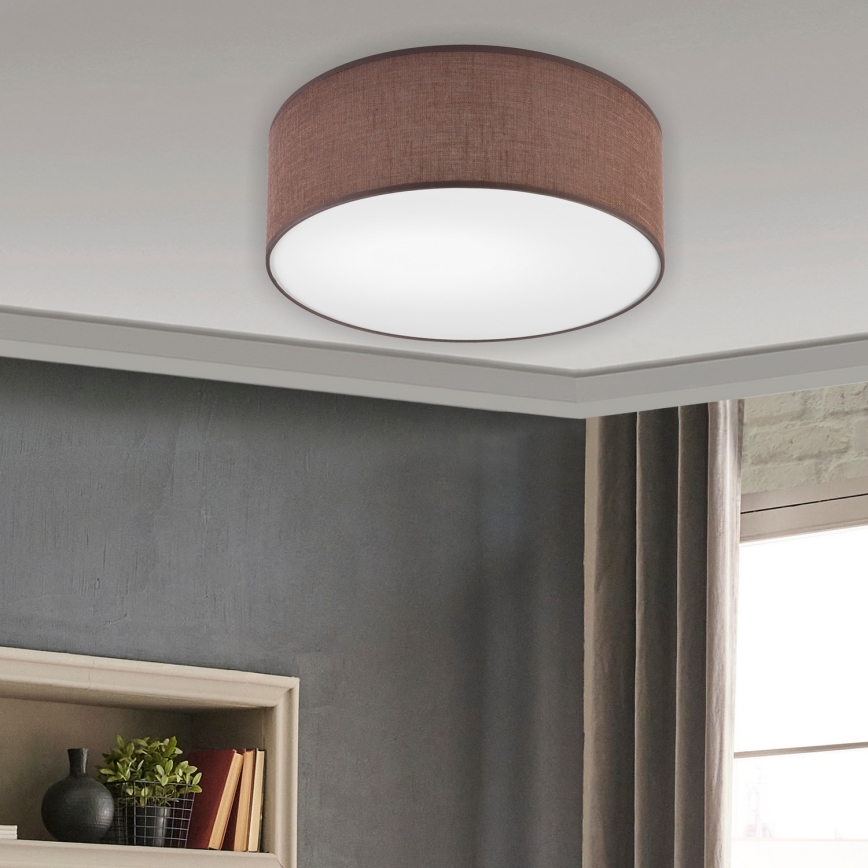 Brilagi - Стельовий LED світильник SIRIJA LED/12W/230V діаметр 35 см коричневий