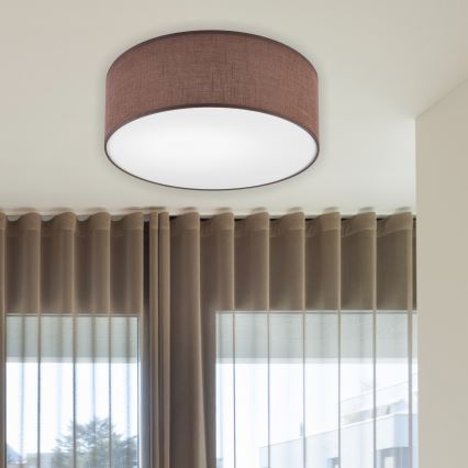 Brilagi - Стельовий LED світильник SIRIJA LED/12W/230V діаметр 35 см коричневий