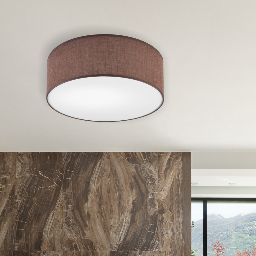 Brilagi - Стельовий LED світильник SIRIJA LED/12W/230V діаметр 35 см коричневий