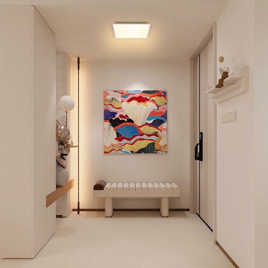 Brilagi - Стельовий LED світильник SLIMFRAME LED/25W/230V 30x30 см білий