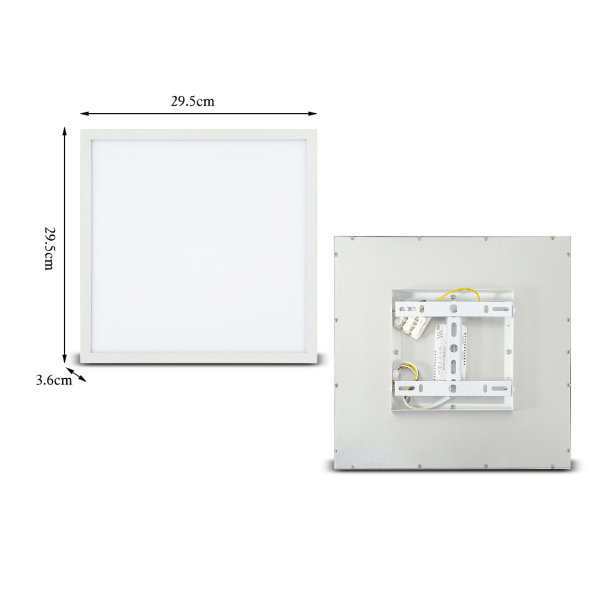 Brilagi - Стельовий LED світильник SLIMFRAME LED/25W/230V 30x30 см білий