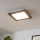 Brilagi - Стельовий LED світильник SLIMFRAME WOOD LED/25W/230V 34x34 см темно-коричневий