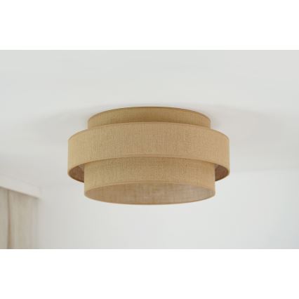 Brilagi - Стельовий LED світильник SPACE YUTE LED/12W/230V діаметр 50 см 3000K/4000K/6400K бежевий